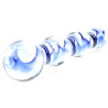 Generique Gode en verre Screw Beads 17 x 3.5cm